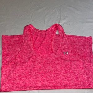 Under Armour pink muscle shirt